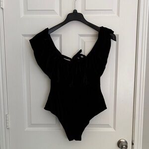Black Velvet Bodysuit